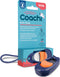 Coachi multi clicker navy/coral met volumeregeling 8,5 cm