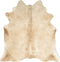 vidaXL - Vloerkleed - 180x220 - cm - echte - koeienhuid - beige