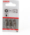 Bosch Professional - Bit PH3 25 mm - Extra hard (3 stuks)