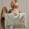 Liewood Bloom basket / draagtas - Dusty mint - Medium