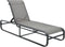 vidaXL - Ligbedden - 2 - st - met - tafel - textileen - en - aluminium