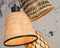 GOOD&MOJO Hanglamp Kalimantan - Bamboe/Zwart - 44x44x36cm - 3L - Scandinavisch,Bohemian - Hanglampen Eetkamer, Slaapkamer, Woonkamer