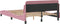 vidaXL - Bedframe - met - hoofdeinde - zonder - matras - 140x190 - cm - fluweel - roze