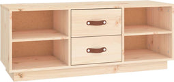 vidaXL - Tv-meubel - 100x34x40 - cm - massief - grenenhout