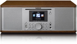 Lenco DIR-270WD - Internet Radio - DAB+ Bluetooth CD/MP3 speler - Walnoot hout