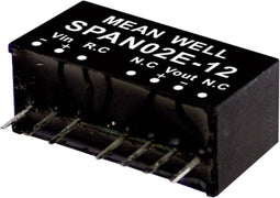 Mean Well SPAN02E-03 DC/DC-convertermodule 500 mA 2 W Aantal uitgangen: 1 x Inhoud 1 stuk(s)