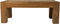 Salontafel tuin - 80x40x30 - Naturel - Teak