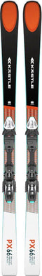Kästle PX66 - Piste ski's - 156 cm - Unisex - Inclusief bindingen zwart/wit