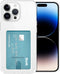 iMoshion Hoesje Geschikt voor iPhone 14 Pro Max Hoesje Met Pasjeshouder - iMoshion Softcase Backcover met pashouder - Transparant