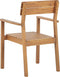 FORNELLI - Tuinstoel set van 4 - Lichte houtkleur - Acaciahout