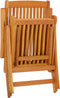 vidaXL - Tuinstoelen - met - voetensteunen - 2 - st - inklapbaar - eucalyptushout
