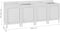 vidaXL - Wastafelkast - commercieel - 240x60x96 - cm - roestvrij - staal