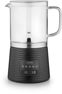 CASO CappuLatte - Glazen melkopschuimer - 600 Watt - 400 ml - Voor warm en koud melkschuim