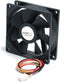 StarTech FAN8X25TX3L - 80mm Case Fan - Stille dubbele kogellagers - Zwart