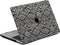 Lunso Geschikt voor MacBook Pro 16 inch (2019) Leren cover hoes - case - Snake Pattern Grey