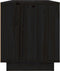vidaXL - Tv-meubel - 80x34x40 - cm - massief - grenenhout - zwart