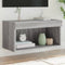 vidaXL - Tv-meubel - met - LED-verlichting - 60x30x30 - cm - grijs - sonoma - eiken