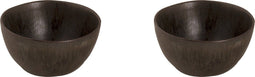 Palmer Schaal Tama 15 cm 80 cl Blauw Zwart Stoneware 2 stuks