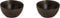 Palmer Schaal Tama 15 cm 80 cl Blauw Zwart Stoneware 2 stuks