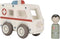 Little Dutch - Houten Ambulance - Inclusief verpleegkundige - Wit