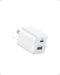 Anker 323 - 2-Poorts USB-A en USB-C Adapter - 33W Fast Charger - Wit
