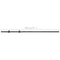 vidaXL - Ophangset - minischuifdeur - 183 cm - zwart
