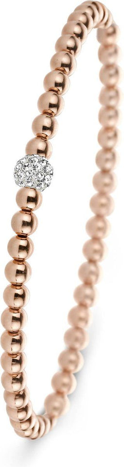 Moments 25057AP - Armband - Zirkonia - Zilver rosé verguld