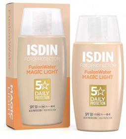 Zonnebrandcrème met Kleur Isdin Fusion Water Light (50 ml)