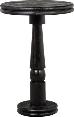 WOOOD Kolby Bartafel/Eettafel - Hout - Zwart - 105x70x70