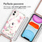 iMoshion iPhone 11 - Hoesje met Koord - Verstelbaar Koord - Roze Blossom Watercolor