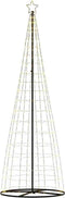 vidaXL - LED-kerstboom - 550 - LEDs - warm - wit - 304 - cm