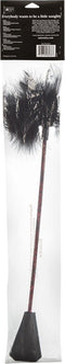 CalExotics - Scandal Feather Crop - Bondage / SM Whips and Paddles Zwart