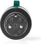 Nedis RF-stekker - 433 MHz - IP44 - 2300 W - Randaarde stekker / Type F (CEE 7/7) - -20 - 50 °C - Groen / Zwart