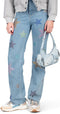 POSH by Poelman CARI - Dames Sneaker - Chunky - Beige met combinatie