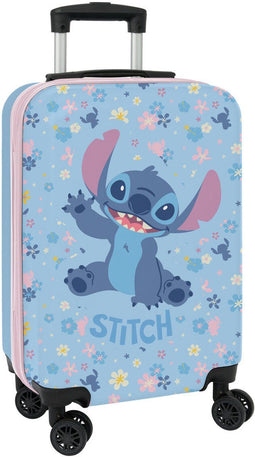 Stitch HAPPY - Rolkoffer Trolley - 20'' 20 L 34,5 x 55 x 20 cm - Celeste