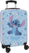 Stitch HAPPY - Rolkoffer Trolley - 20'' 20 L 34,5 x 55 x 20 cm - Celeste