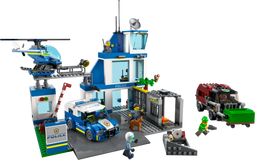 LEGO City - Politiebureau (60316) - 3 verdiepingen 5 minifiguren - 668 stuks