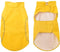 vidaXL - Hondenregenjas - met - reflecterende - strips - polyester - geel - L