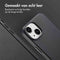 Accezz iPhone 14 - Leren Hoesje MagSafe - Verhoogde Randen - Onyx Black