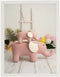 Schilderij Crochetts Multicolour 33 x 43 x 2 cm Olifant