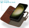 iMoshion Hoesje Geschikt voor Samsung Galaxy S24 Hoesje Met Pasjeshouder - iMoshion Uitneembare 2-in-1 Luxe Bookcase - Bruin