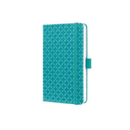 Sigel - notitieboek - Jolie Flair - A6 - hardcover - 174 pagina's - lijn - 80 grams papier - aqua groen - SI-JN102