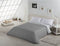 Noorse hoes Alexandra House Living Parelgrijs 150 x 220 cm