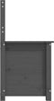 vidaXL - Bankje - 80x41x77 - cm - massief - grenenhout - grijs