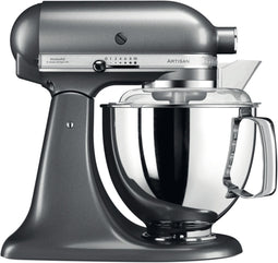 KitchenAid Artisan 5KSM175PSEMS - Keukenrobot - 4,8L RVS kom 300W - Grijs