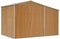 vidaXL - Tuinschuur - 277x192,5x179 - cm - gegalvaniseerd - staal - lichtbruin