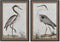 Schilderij Home ESPRIT Vogel Orientaals 70 x 4 x 100 cm (2 Stuks)