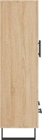 vidaXL - Hoge - kast - 69,5x31x115 - cm - bewerkt - hout - sonoma - eikenkleurig