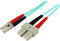 Startech A50FBLCSC2 - Glasvezel Netwerkkabel 10 Gigabit - 2 m Duplex LSZH Aqua