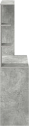 vidaXL - Kaptafel - in - Grijs - Beton - 78,5x37x154,5 - cm - Gelaagd - Hout